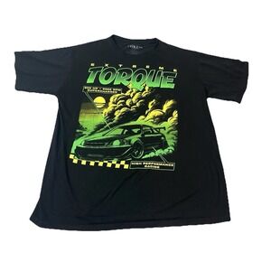 Miken Honda Civic T-shirt Mens XL Neon Green Street Racing Extreme Torque